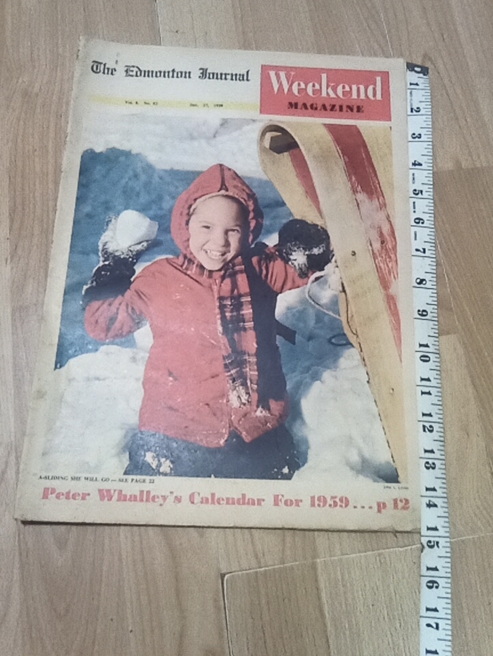1958 EDMONTON JOURNAL MAGAZINE